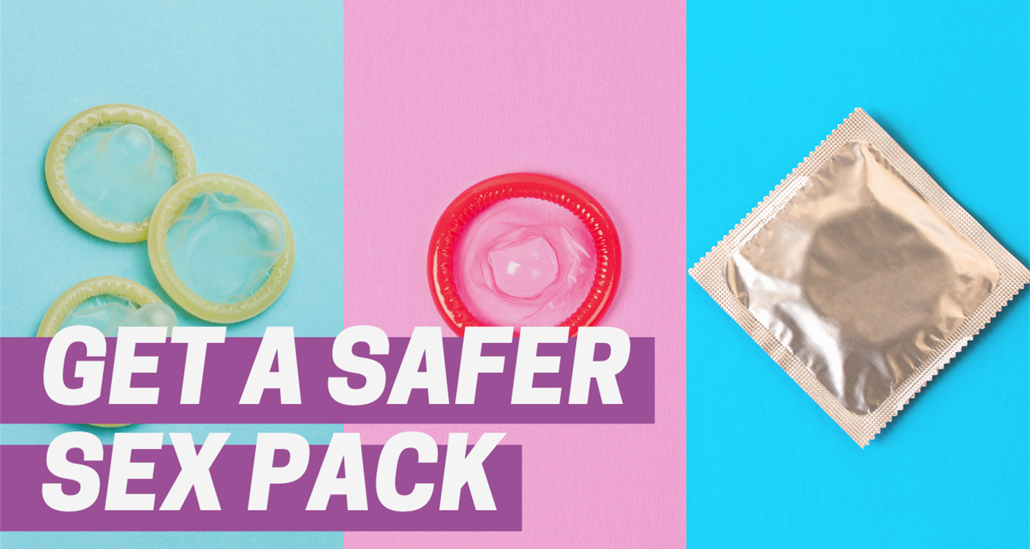 Get a safer sex pack - rainbow